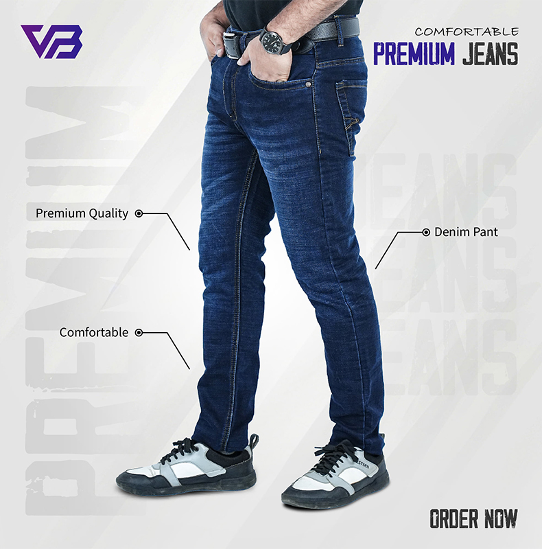 Original Denim Jeans Pant (Dark Blue)