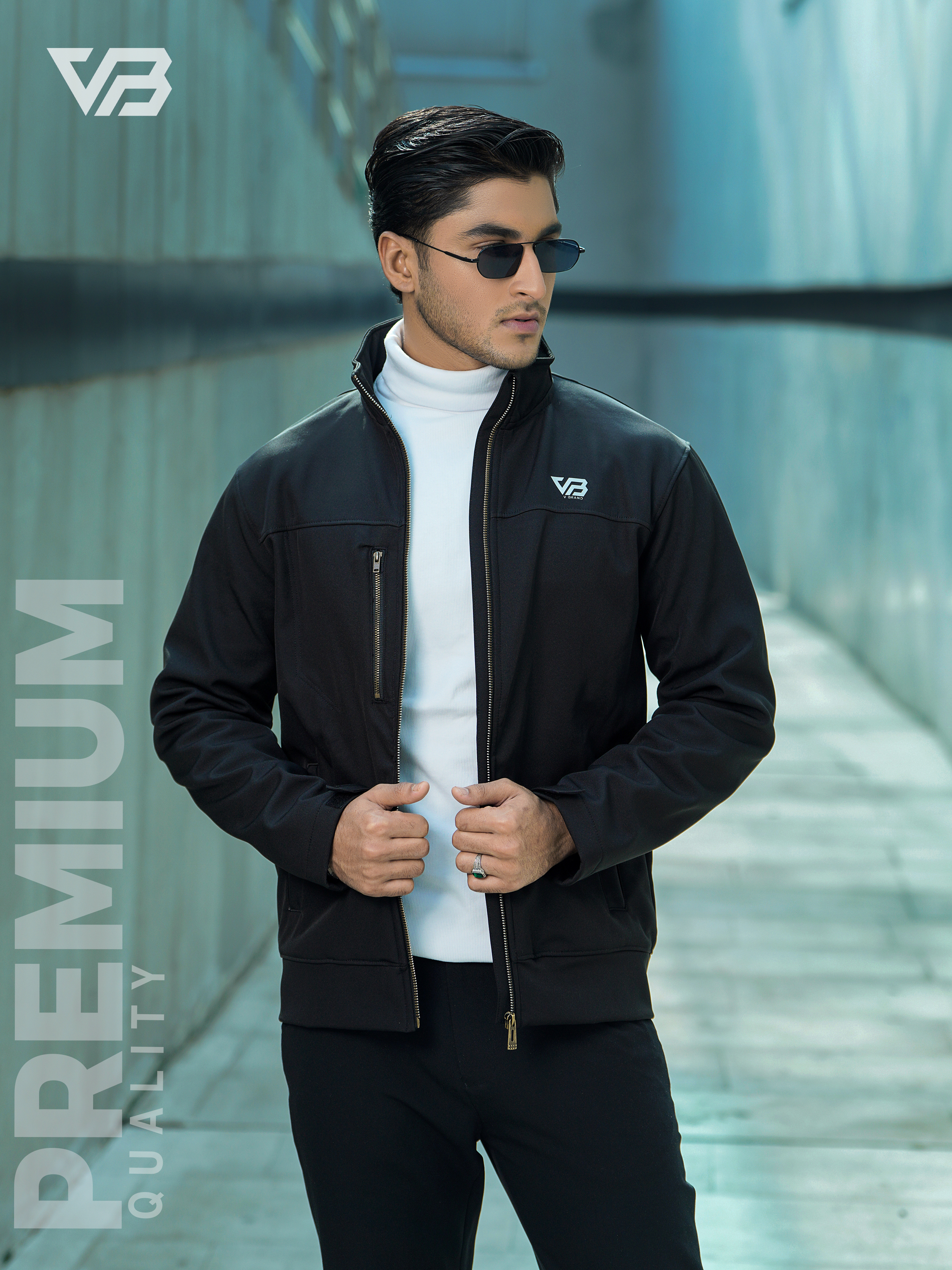 Premium Quality Winter Jacket(Black)